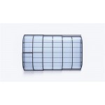 Acoperitoare policarbonat pentru piscine pana la 8.50 x 4.64m, DALLAS CLEAR  B antracit . TRANSPORT  GRATUIT !