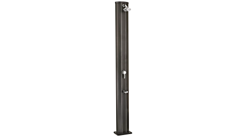 Dus solar din aluminiu negru 40 litri