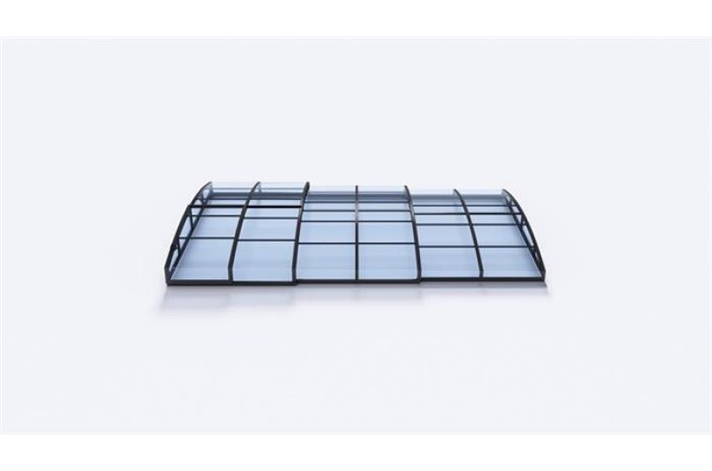 Acoperitoare policarbonat compact cu usa pe laterala pentru piscine 6.30 x 3.50 m, Casablanca Infinity A carbon - -	TRANSPORT  GRATUIT !