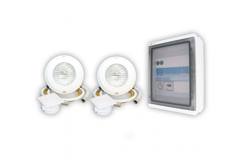Kit  de  iluminare  2 x 300 w / 12 v , cu  programator